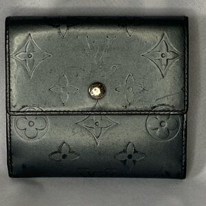 Louis Vuitton Verness, compact, wallet, blue